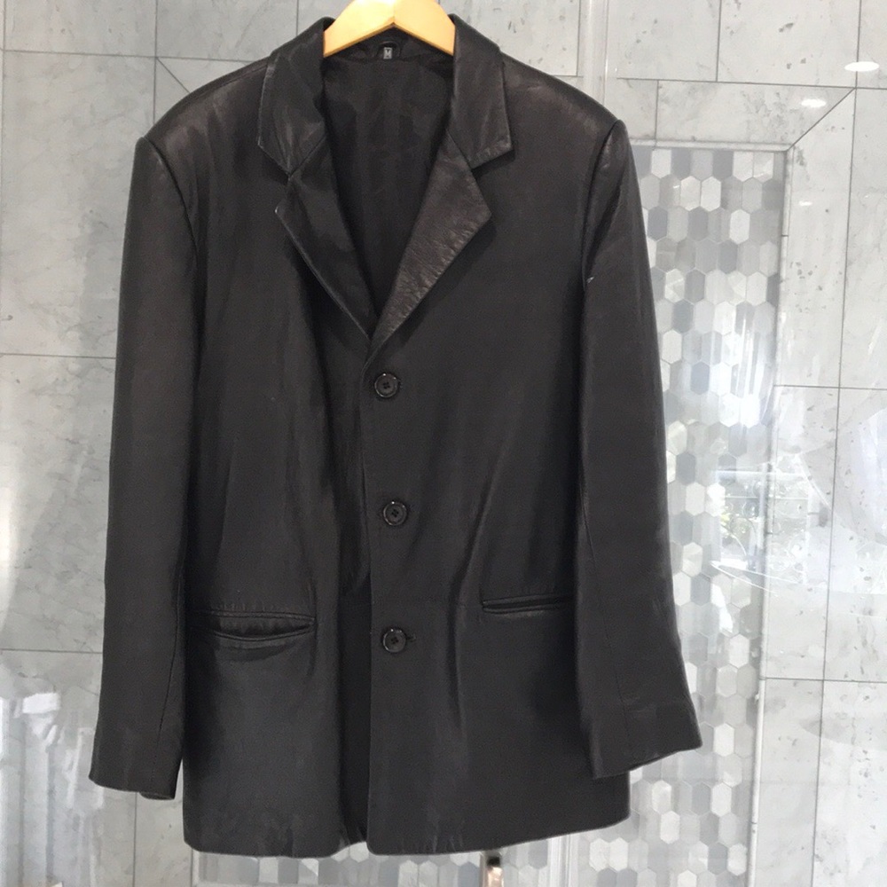 Leather jacket for men